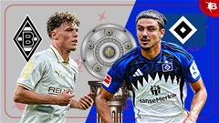 Nhận định bóng đá M'gladbach vs Hamburg, 22h30 ngày 24/8: Tân binh cúi đầu